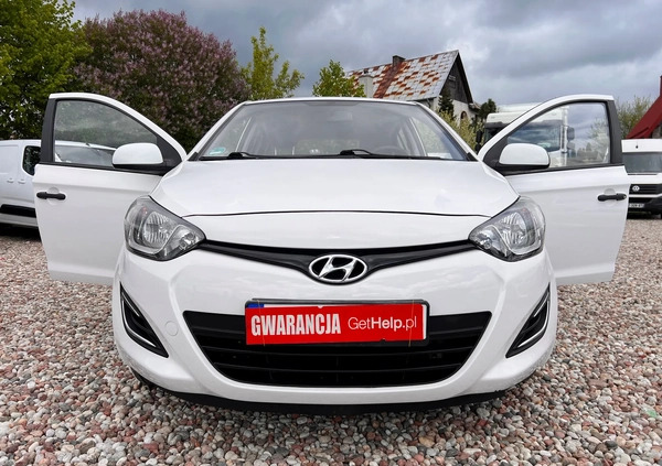 Hyundai i20 cena 24900 przebieg: 186000, rok produkcji 2014 z Ryn małe 497